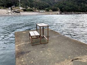 和歌山中紀のエギングポイント田杭の小波止