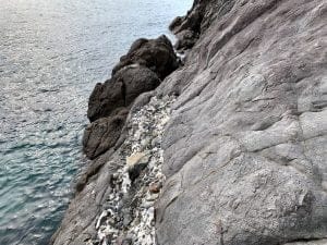 和歌山中紀のエギングポイント田杭の小波止