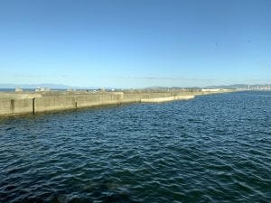 和歌山紀北のエギングポイント水軒鉄鋼団地